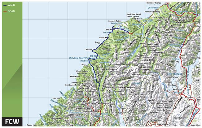 Fiordland Coast Walks Haast to Hollyford