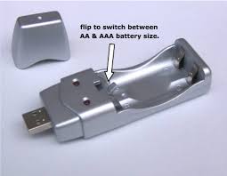 Image result for usb aa battery charger